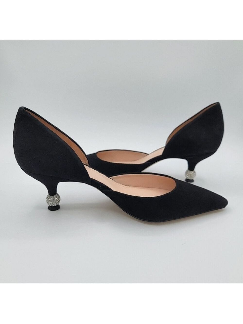 Kate Spade Heels Delilah Pave Suede NWT #2612